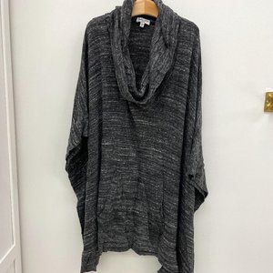 Splendid cowl neck short sleeve tunic